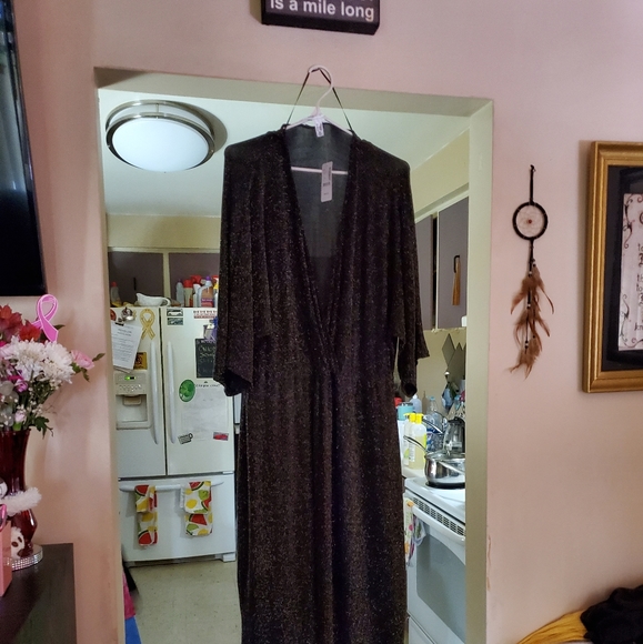 2, 3/4 Length Womens plus size Dress by Additionelle - Picture 3 of 3